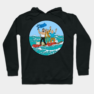 Tintin haddock 2 Hoodie